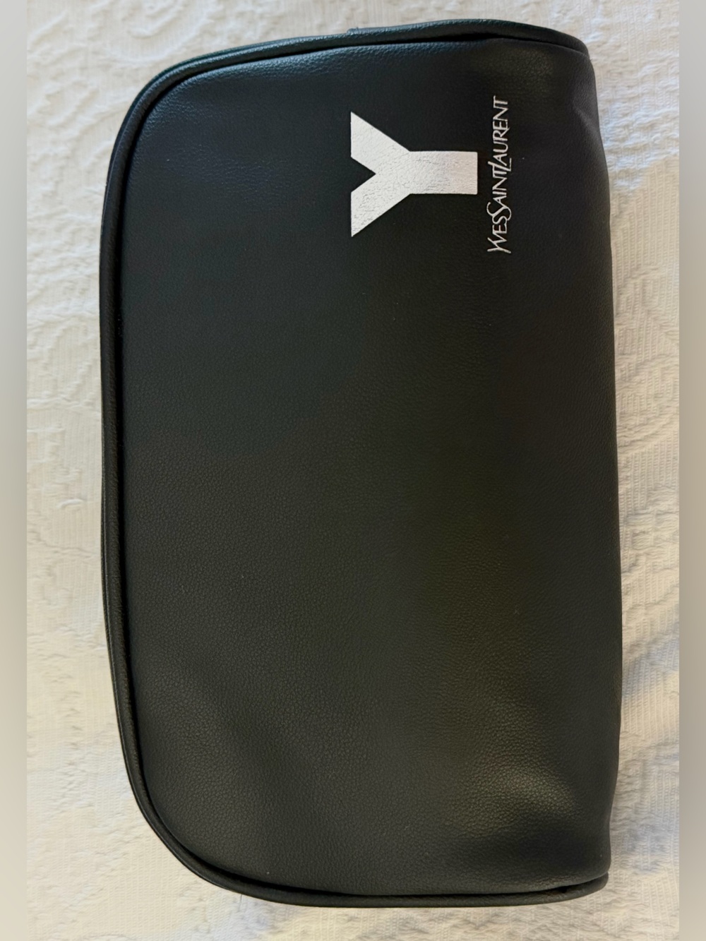 YSL Yves Saint Laurent Black Makeup Cosmetic Bag